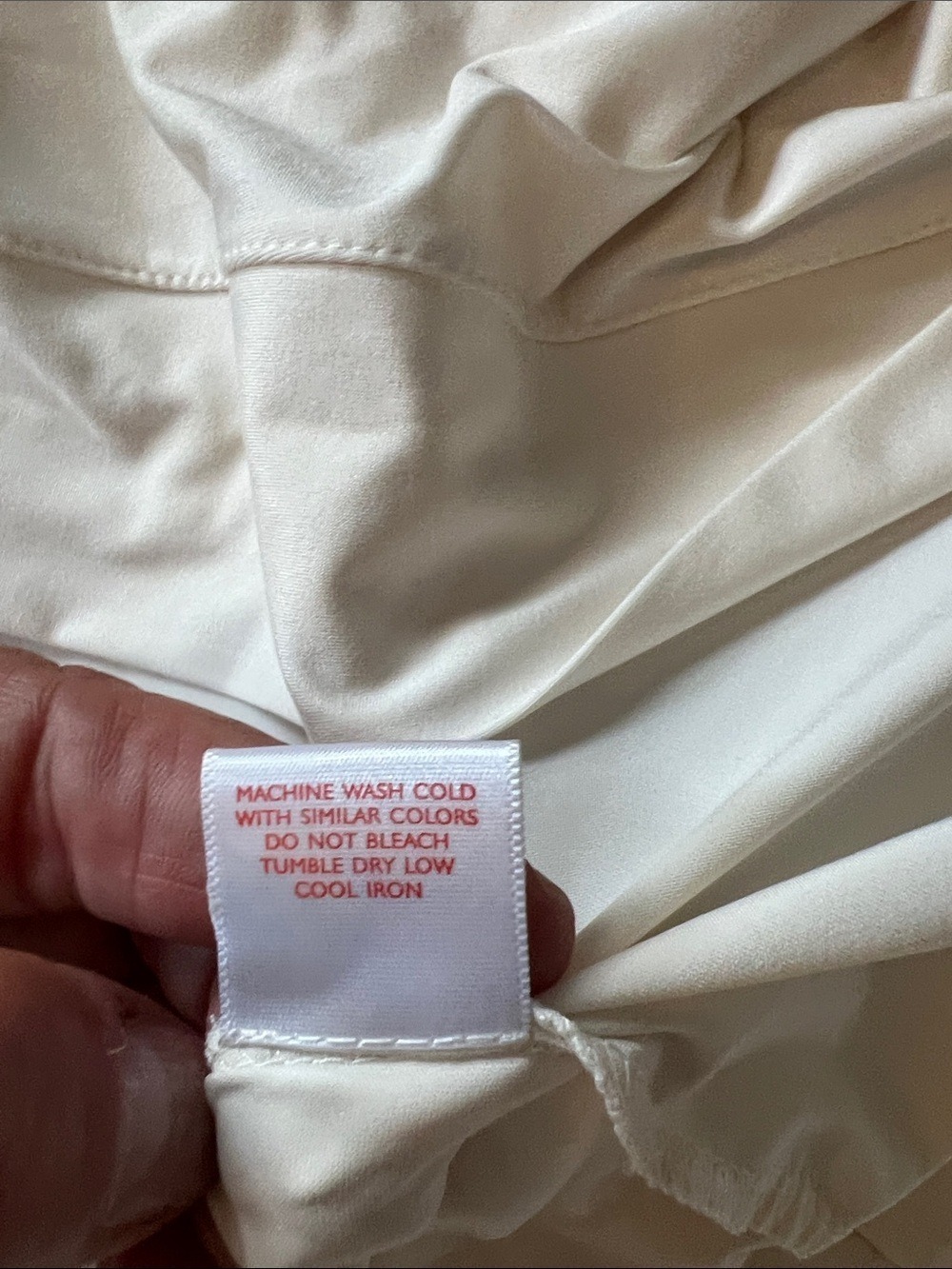 Josie Cream Wrap Robe with Tie Waist - Picture 5 of 9